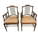 Pair Drexel Captiva Collection Faux Bamboo