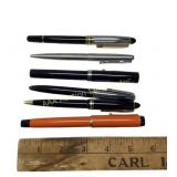 (6) Ball Point Pens Incl. Parker & Sheaffer