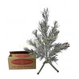 Mid Century Craft House Aluminum 2ft Christmas