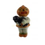 Antique Bisque Porcelain Halloween Figurine