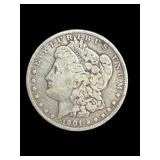 1901-O US Morgan Dollar