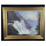 Sarkis Erganian Oil On Board Landscape Painting