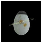 Mt. Washington Enameled Glass Egg Shaker Victorian