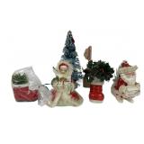 2 Napko Christmas Ceramics, 1 Heftonï¿½s ceramic