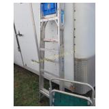 6 foot metal ladder, aluminum lounge chair