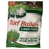 Scottï¿½s turf builder lawn food 37.5 pound bag.