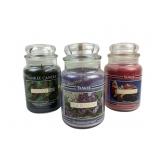 Yankee Candles Unused (3) 22 oz. Scents: