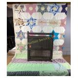 Quilt Star pattern machine stitched but hand