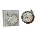 American Waltham pocket watch mechanism loose in