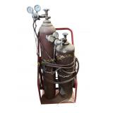 Welding torch set with cart