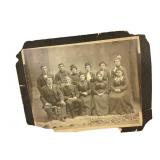Victorian age photograph, damaged