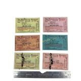 1940s Pennsylvania Railroad tickets