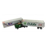 Publix metal semi with trailer. NTC semi trailer.