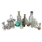Clear glass decanters. Formalities butterfly