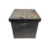 Heavy Metal Locked Box with Key