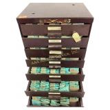 Flexo Crystals 6 Drawer Metal Cabinet with