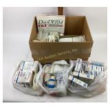 Band-Aids and gauze, new old stock, various