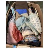 An array of fabric assortment