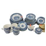 Currier and Ives early winter pattern and various