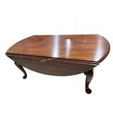 Henkel Harris mahogany Queen Anne style drop leaf