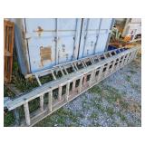 14 foot Aluminum extension ladder, 11 foot