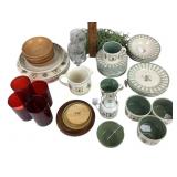 Pfaltzgraff natural wood design set of dishes