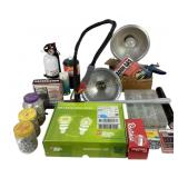 Maglight flashlight, electric transfer pump,