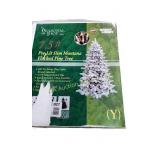 Seasonal Shop 7.5ft pre lit slim Montana flocked