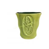 Red Wing USA Yellow Tropicana Pottery Vase B2000