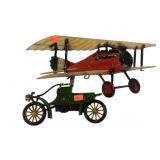 Sexton  metal bi-plane wall decor. Sexton metal