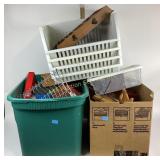 Shadow box shelves. Holiday spending knives,