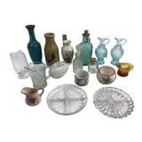 Pfaltzgraff milk bottle, (2) Vetreria Etrusca