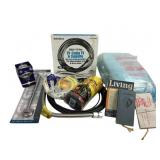 Metal gas line. 16 inch basin wrench. Coaxial