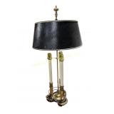 Stiffel brass Bouillotte candlestick lamp - 30?H
