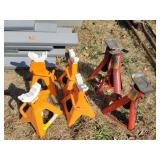 [4] 3 ton heavy duty jack stand, new old stock,