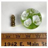 Joe St. Clair glass lamp finial.