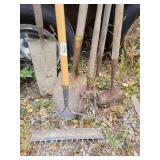 Shovel, rake, gravel rake, cultivator