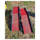 Diamond plate car ramps, 10Hx10Wx39L