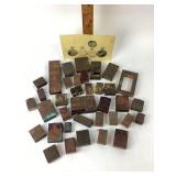 Dry plates for ink press etc various designs and