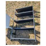 Metal shelving unit, 60Hx36Wx12D