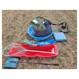 Camouflage seat, NWT Adult XXXL flotation vest,