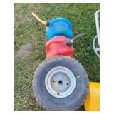 [2]Sears turf traction tires, 5 gallon kerosene