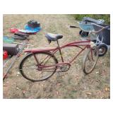 Sears 50s style bike, rusted