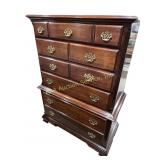 American of Martinsville solid cherry chest of