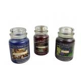 Yankee Candles (3) 22 oz Unused Scents: Cranberry