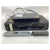 Sony DVD player, Magnavox, VHS and DVD recorder