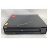 Sony. CDP ï¿½ C305 CD player powers up.