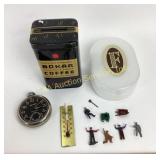 New Haven pocket watch no glass front. Miniature