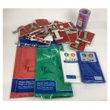 Monogram Ornaments Silver Letters, Plastic