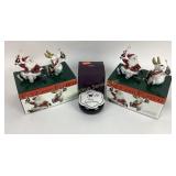 Fitz & Floyd Yuletide Holiday Place Card Holders